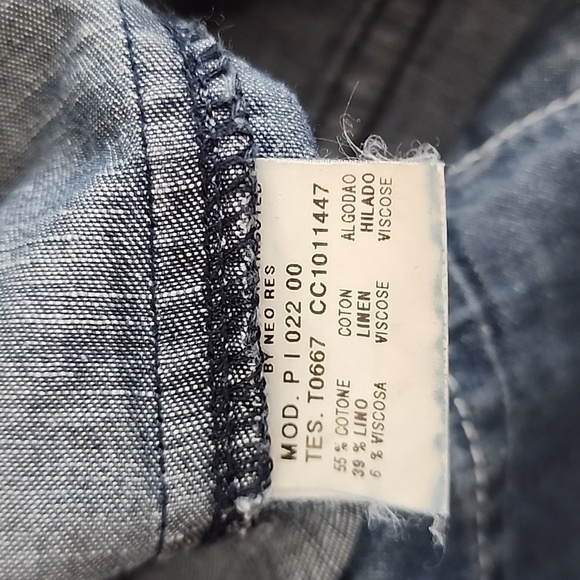 Vintage Jean Paul Gaultier JPG Jeans Denim Blazer Size IT50/US34 - Picture 13 of 14